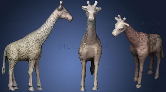 3D model Giraffe Statue (STL)